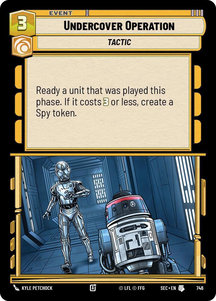 Undercover Operation (Foil) (746) [Secrets of Power]