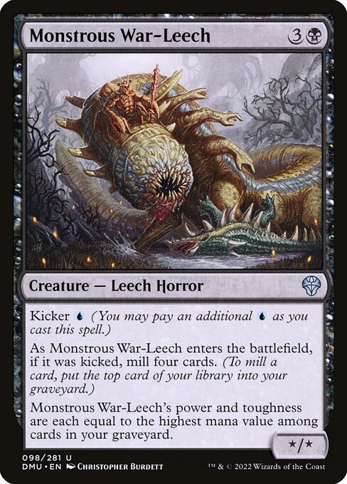 Monstrous War-Leech (98) [Dominaria United]