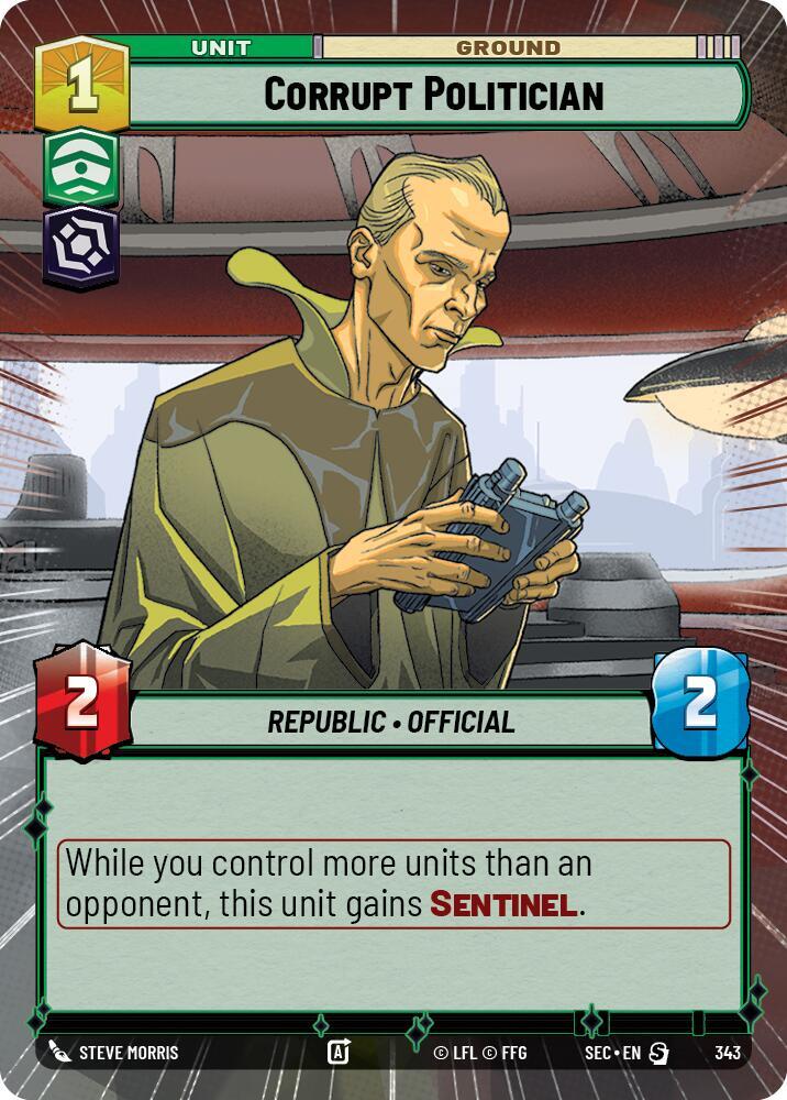 Corrupt Politician (Hyperspace) (343) [Secrets of Power]