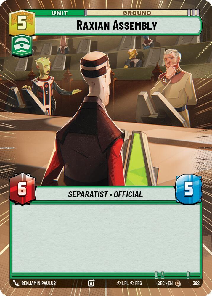 Raxian Assembly (Hyperspace) (382) [Secrets of Power]