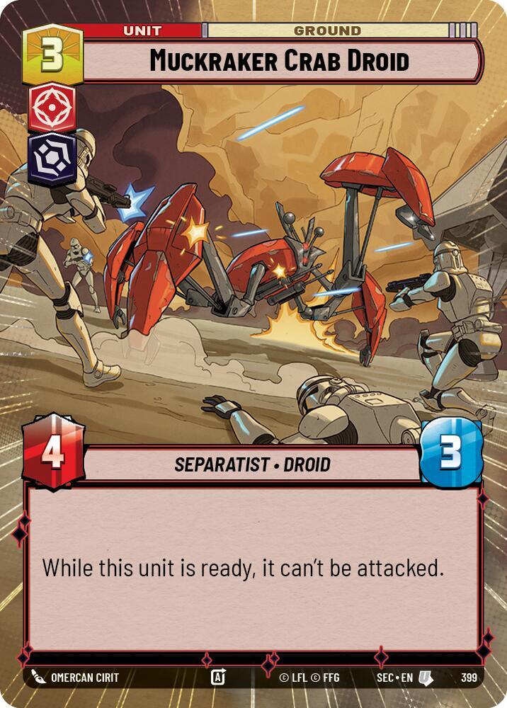 Muckraker Crab Droid (Hyperspace) (399) [Secrets of Power]