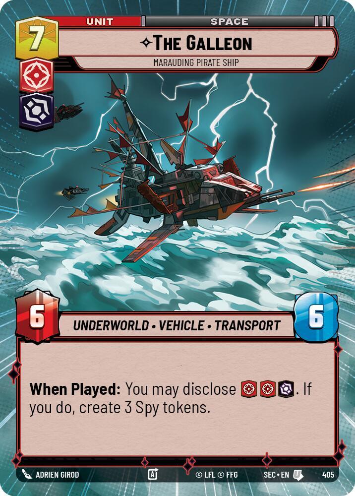 The Galleon - Marauding Pirate Ship (Hyperspace) (405) [Secrets of Power]