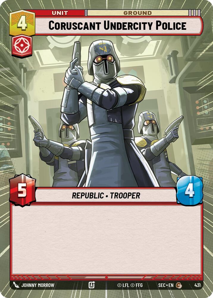 Coruscant Undercity Police (Hyperspace) (431) [Secrets of Power]