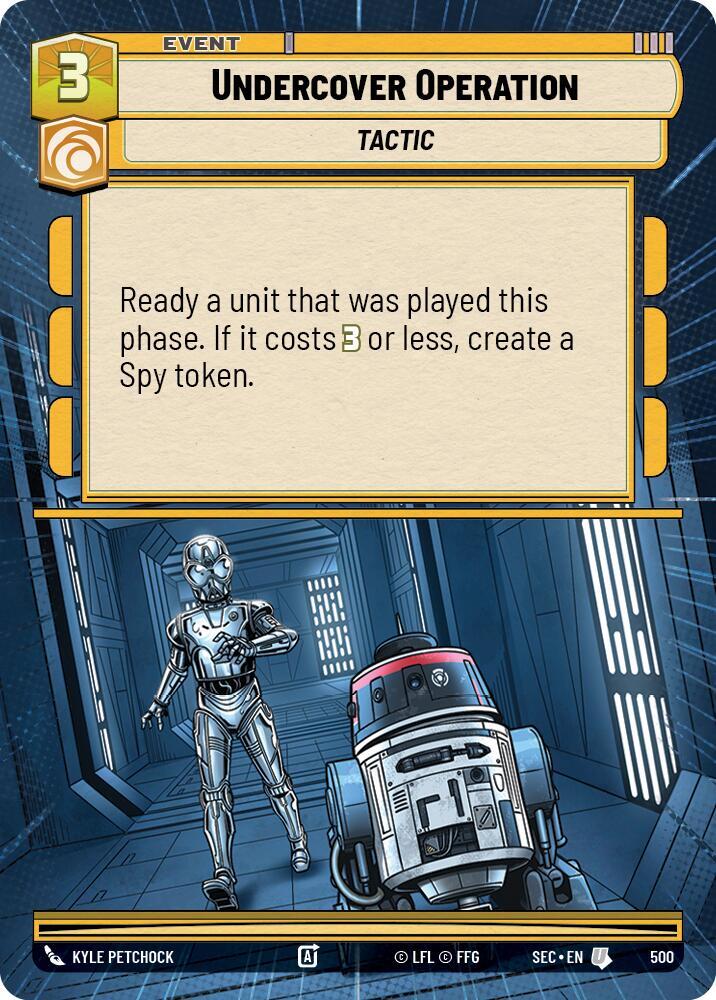 Undercover Operation (Hyperspace) (500) [Secrets of Power]