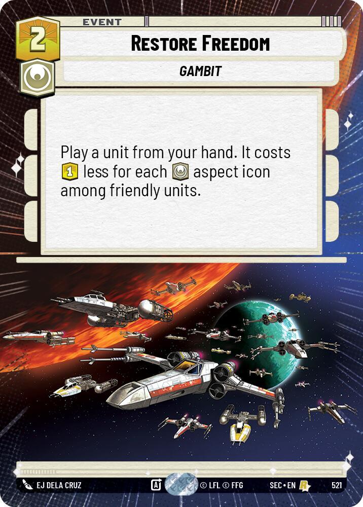 Restore Freedom (Hyperspace) (521) [Secrets of Power]