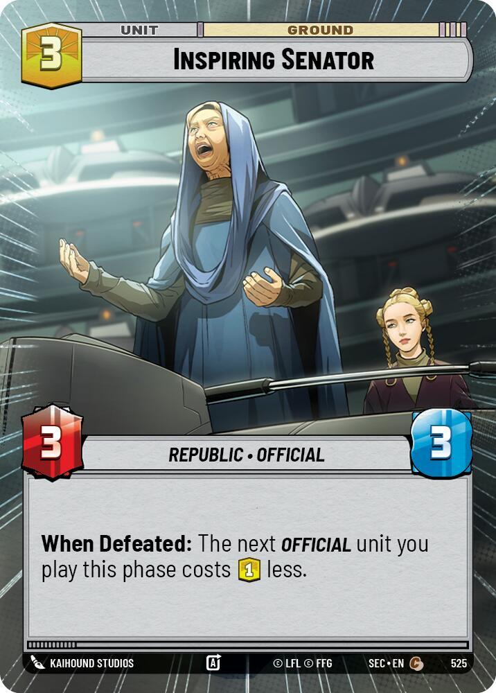 Inspiring Senator (Hyperspace) (525) [Secrets of Power]