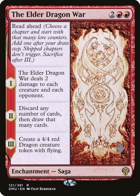 The Elder Dragon War (121p) [Dominaria United Promos]