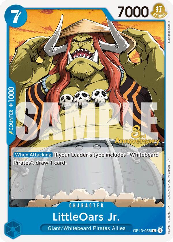LittleOars Jr. (OP13-056) [Carrying On His Will: 3rd Anniversary Tournament Cards]