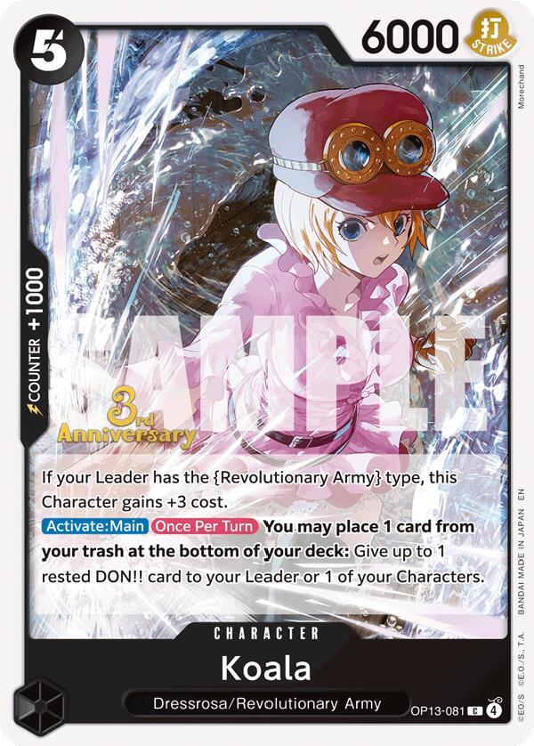 Koala (OP13-081) [Carrying On His Will: 3rd Anniversary Tournament Cards]