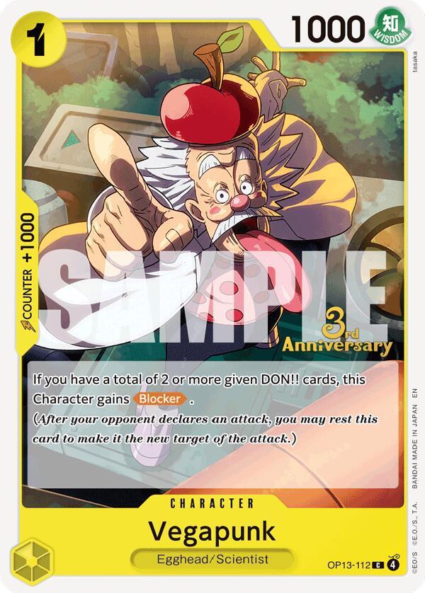 Vegapunk (OP13-112) [Carrying On His Will: 3rd Anniversary Tournament Cards]