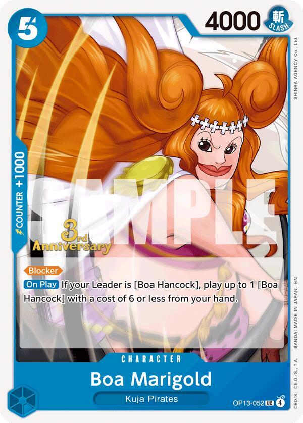 Boa Marigold (OP13-052) [Carrying On His Will: 3rd Anniversary Tournament Cards]