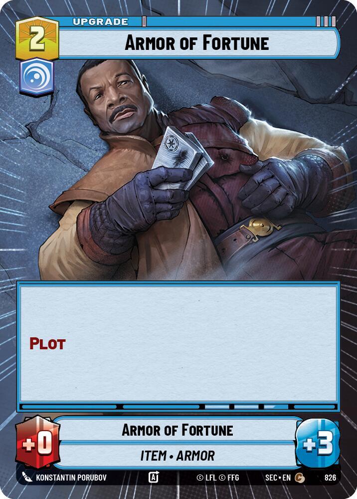 Armor of Fortune (Hyperspace Foil) (826) [Secrets of Power]