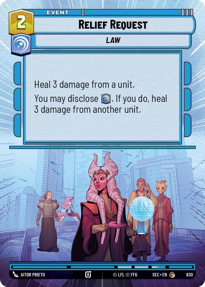 Relief Request (Hyperspace Foil) (830) [Secrets of Power]