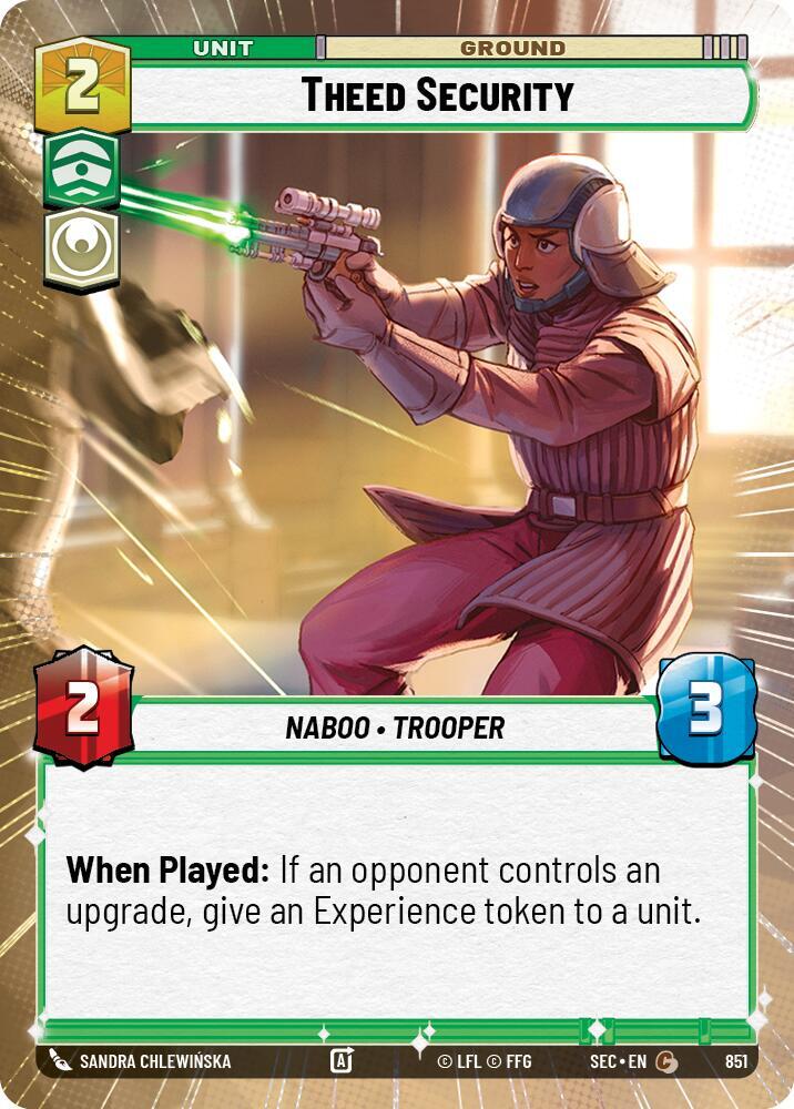 Theed Security (Hyperspace Foil) (851) [Secrets of Power]
