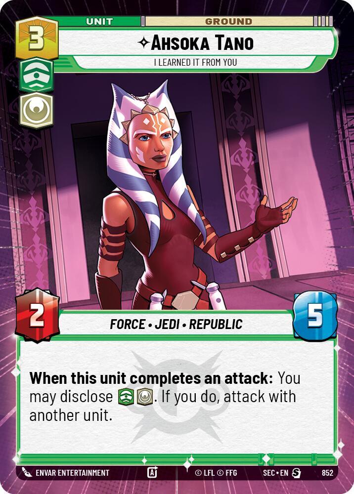 Ahsoka Tano - I Learned It from You (Hyperspace Foil) (852) [Secrets of Power]