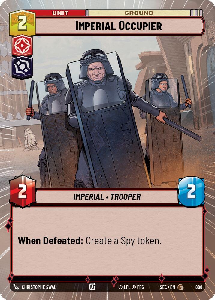 Imperial Occupier (Hyperspace Foil) (888) [Secrets of Power]