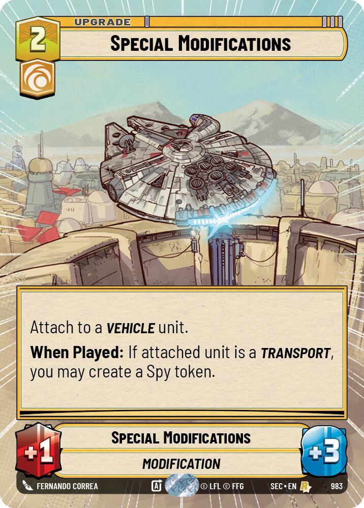 Special Modifications (Hyperspace Foil) (983) [Secrets of Power]