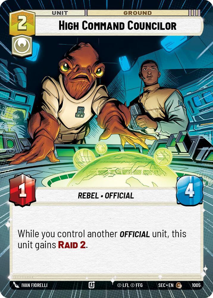 High Command Councilor (Hyperspace Foil) (1005) [Secrets of Power]