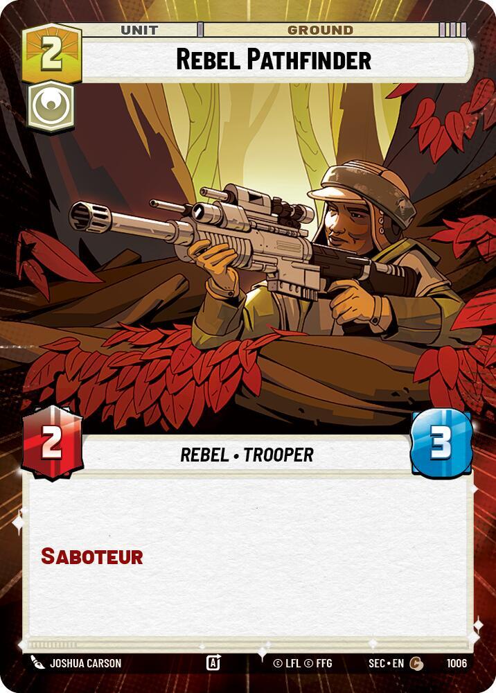 Rebel Pathfinder (Hyperspace Foil) (1006) [Secrets of Power]