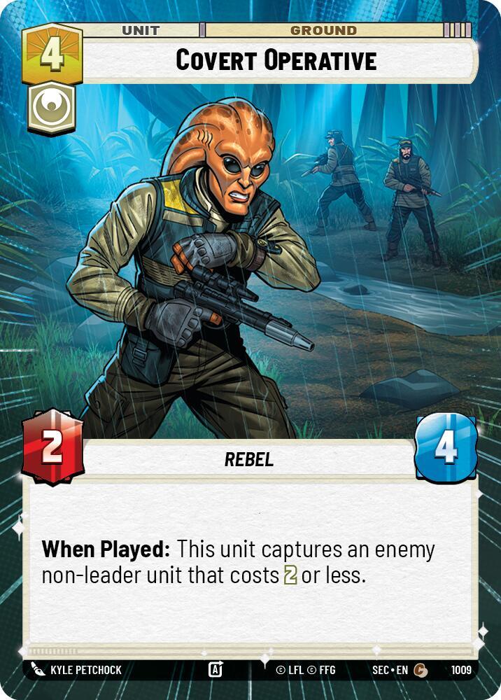 Covert Operative (Hyperspace Foil) (1009) [Secrets of Power]