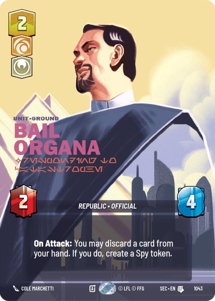 Bail Organa - Responding to Catastrophe (Prestige) (1043) [Secrets of Power]