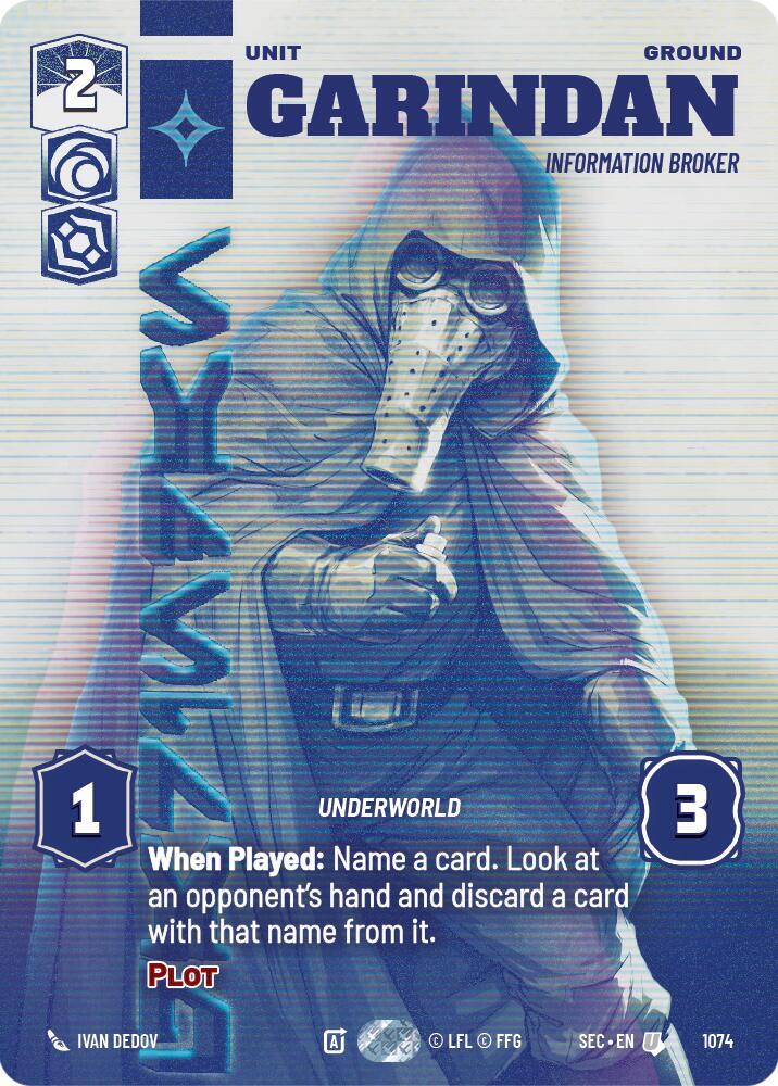 Garindan - Information Broker (Prestige) (1074) [Secrets of Power]