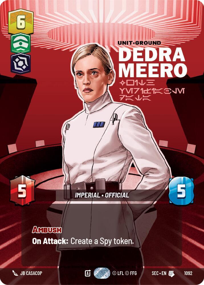 Dedra Meero - With Verifiable Data (Prestige Foil) (1092) [Secrets of Power]