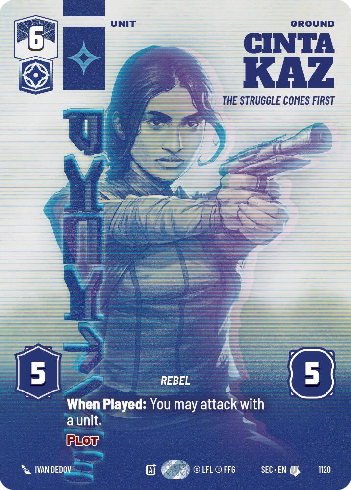 Cinta Kaz - The Struggle Comes First (Prestige Foil) (1120) [Secrets of Power]