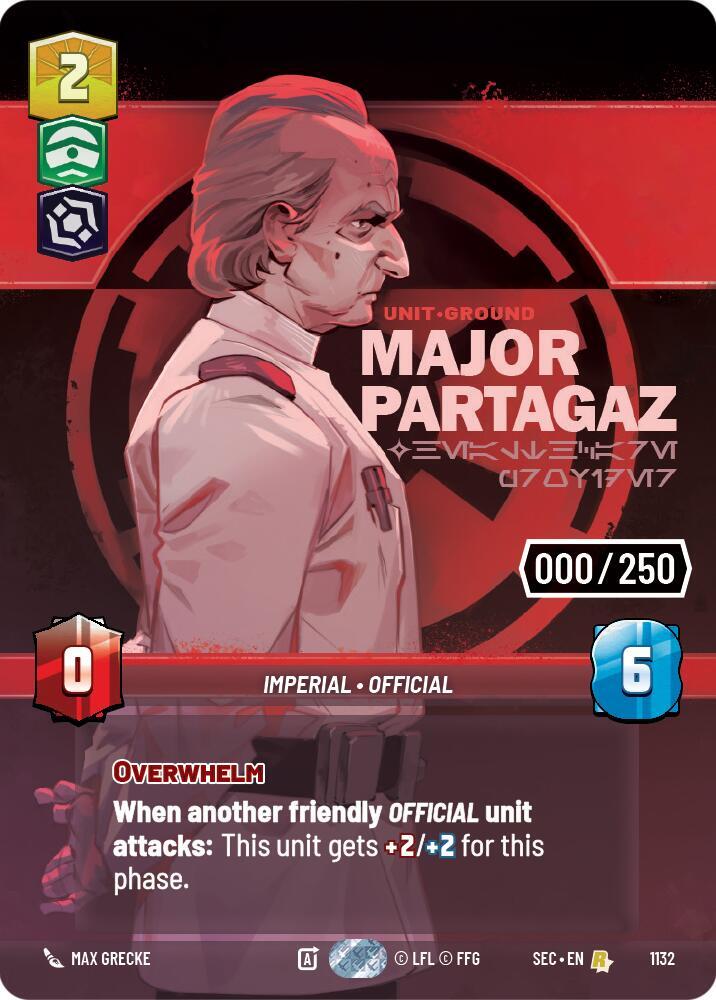 Major Partagaz - Healthcare Provider (Serialized) (1132) [Secrets of Power]