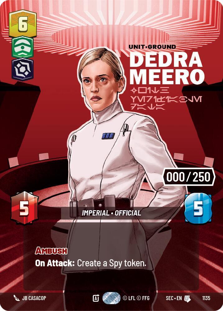 Dedra Meero - With Verifiable Data (Serialized) (1135) [Secrets of Power]
