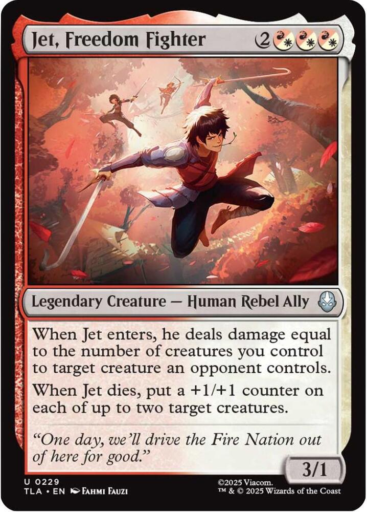 Jet, Freedom Fighter (229) [Avatar: The Last Airbender]