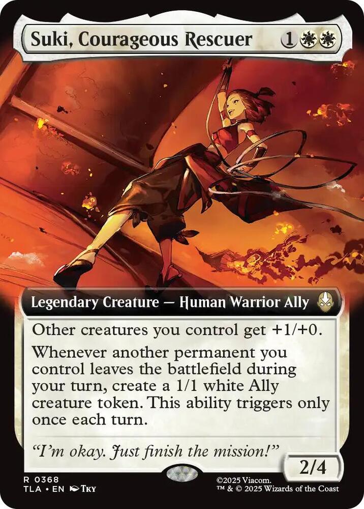 Suki, Courageous Rescuer (Extended Art) (368) [Avatar: The Last Airbender]