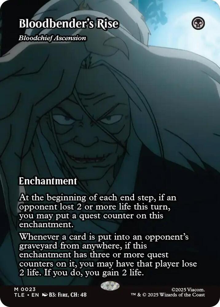 Bloodbender's Rise - Bloodchief Ascension (Borderless) (23) [Avatar: The Last Airbender: Eternal-Legal]