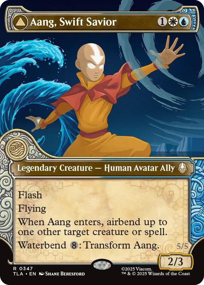 Aang, Swift Savior (Showcase) (347) [Avatar: The Last Airbender]