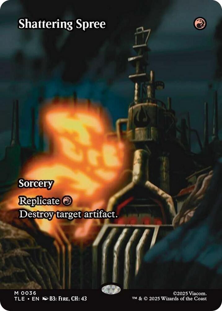 Shattering Spree (Borderless) (36) [Avatar: The Last Airbender: Eternal-Legal]