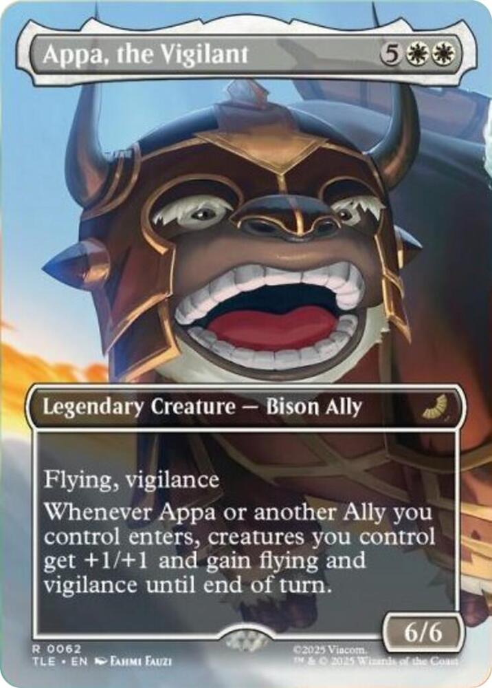 Appa, the Vigilant (Borderless) (62) [Avatar: The Last Airbender: Eternal-Legal]