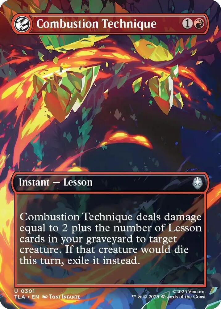 Combustion Technique (Borderless) (301) [Avatar: The Last Airbender]