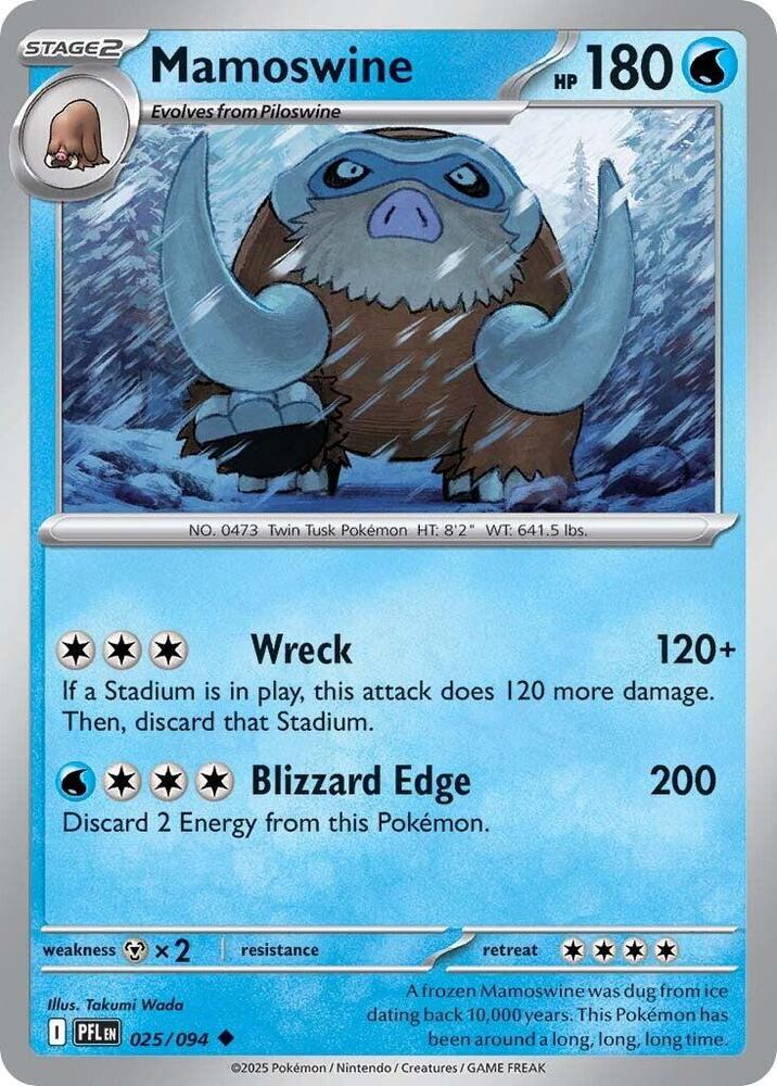 Mamoswine (025/094) [ME02: Phantasmal Flames]