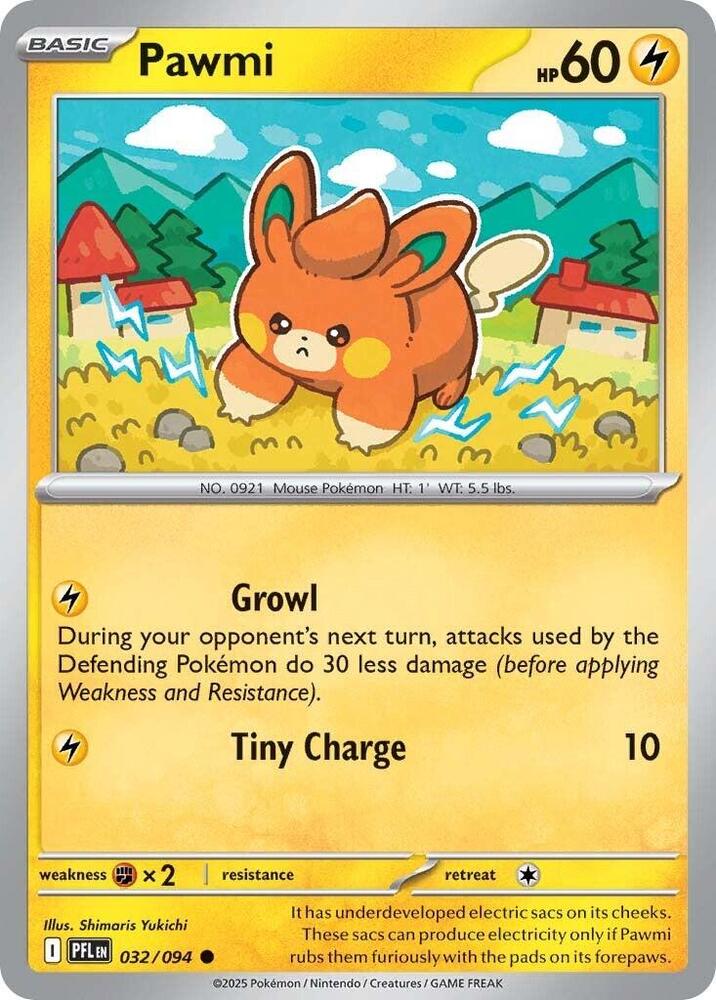 Pawmi (032/094) [ME02: Phantasmal Flames]
