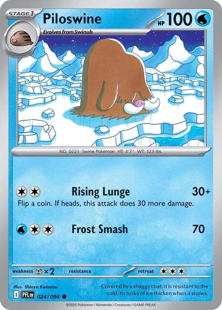Piloswine (024/094) [ME02: Phantasmal Flames]
