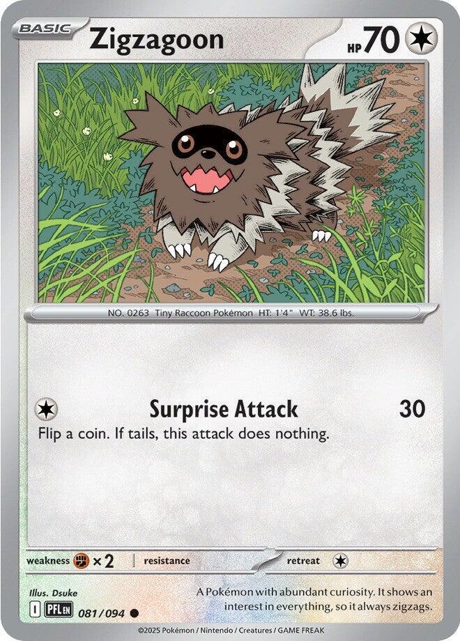 Zigzagoon (081/094) [ME02: Phantasmal Flames]