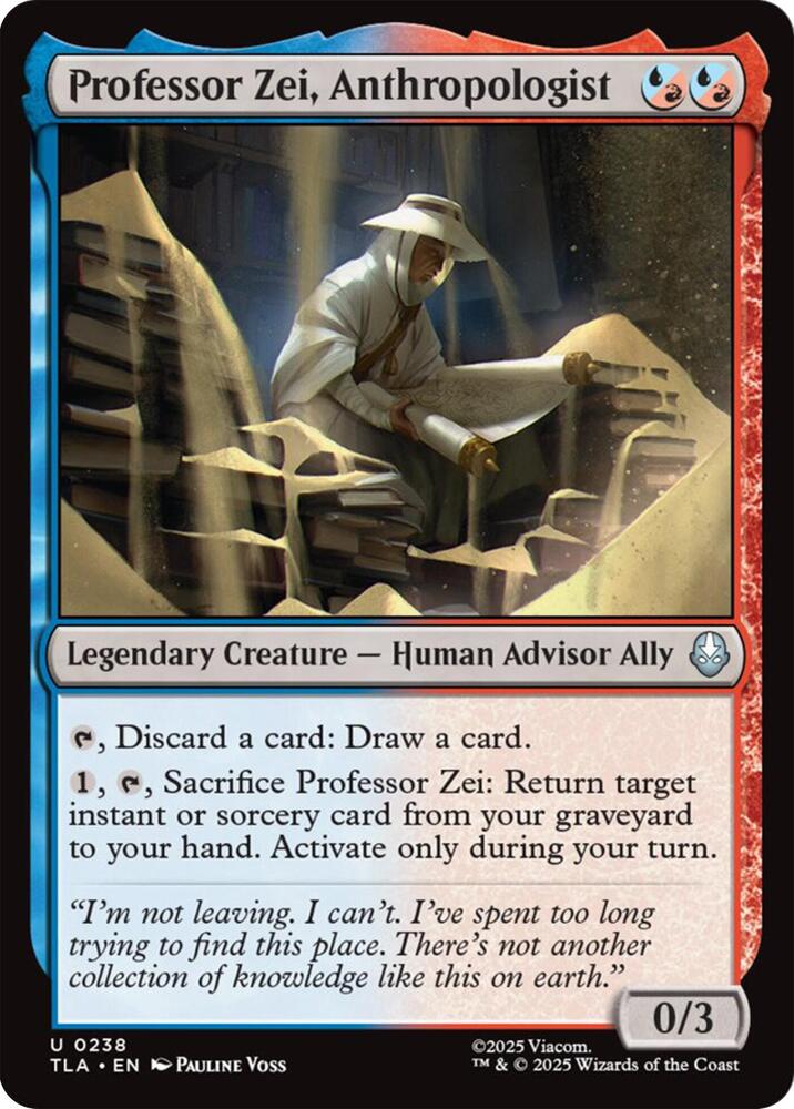Professor Zei, Anthropologist (238) [Avatar: The Last Airbender]