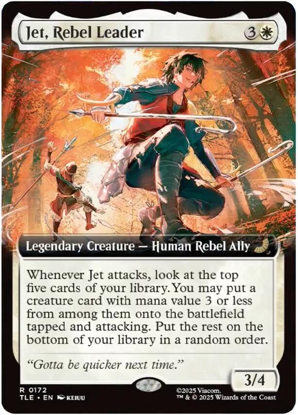 Jet, Rebel Leader (Extended Art) (172) [Avatar: The Last Airbender: Eternal-Legal]