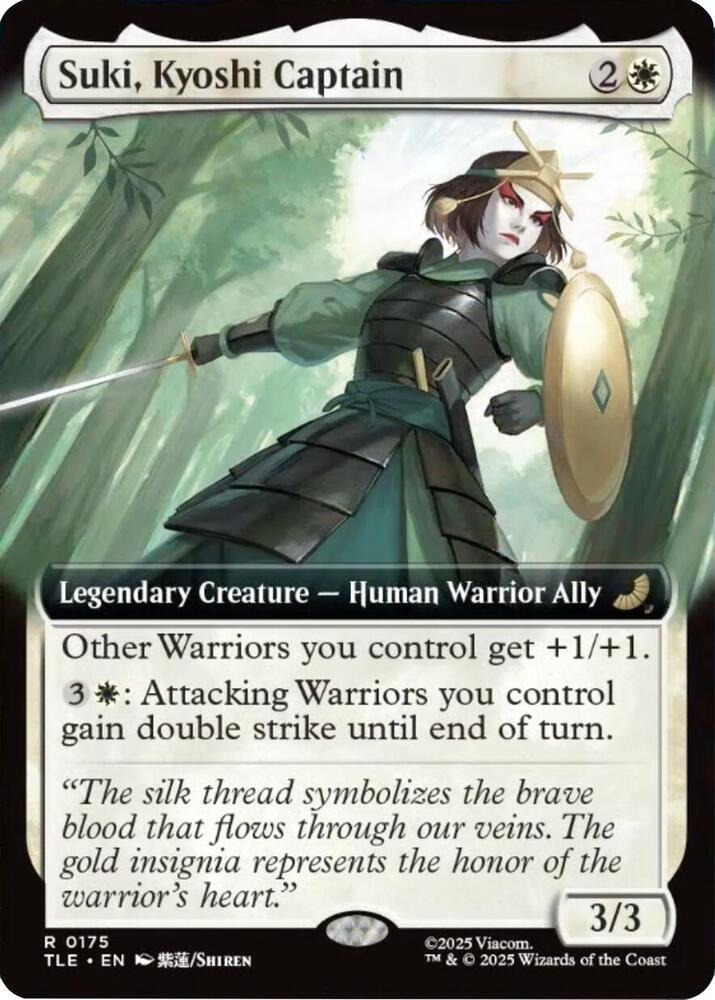 Suki, Kyoshi Captain (Extended Art) (175) [Avatar: The Last Airbender: Eternal-Legal]