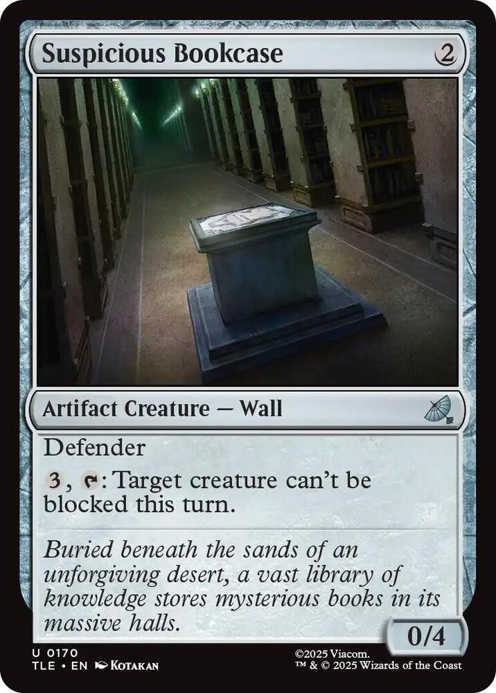 Suspicious Bookcase (170) [Avatar: The Last Airbender: Eternal-Legal]