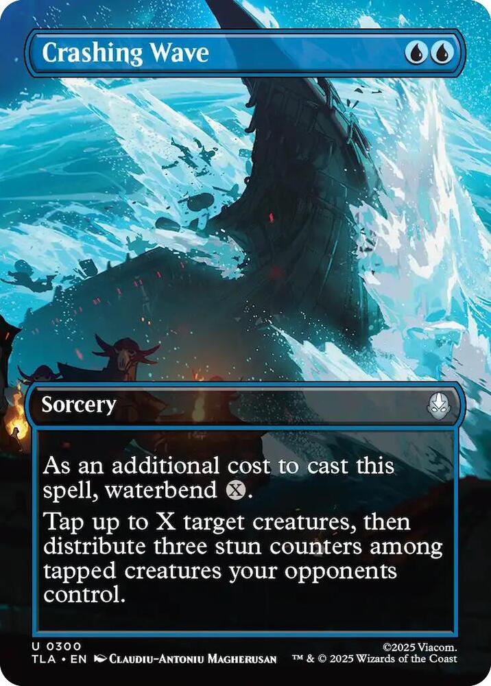 Crashing Wave (Borderless) (300) [Avatar: The Last Airbender]