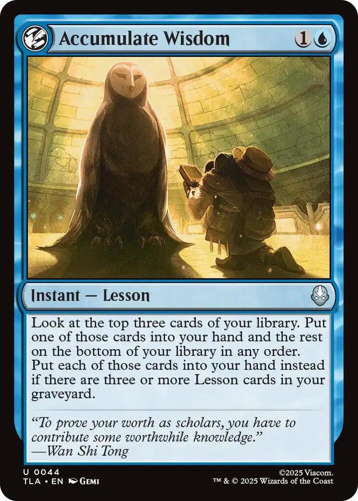 Accumulate Wisdom (44) [Avatar: The Last Airbender]