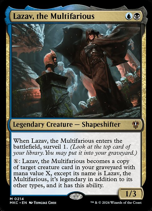 Lazav, the Multifarious (214) [Murders at Karlov Manor Commander]