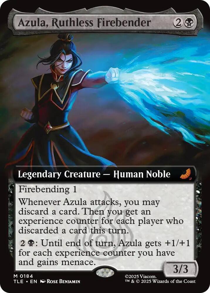 Azula, Ruthless Firebender (Extended Art) (184) [Avatar: The Last Airbender: Eternal-Legal]