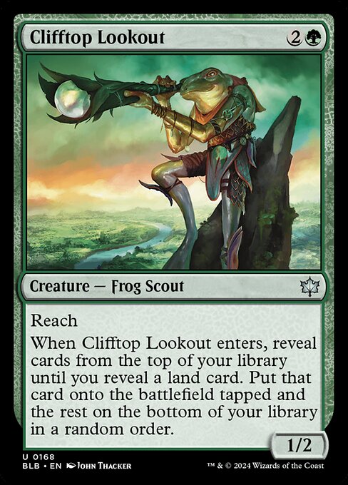 Clifftop Lookout (168) [Bloomburrow]